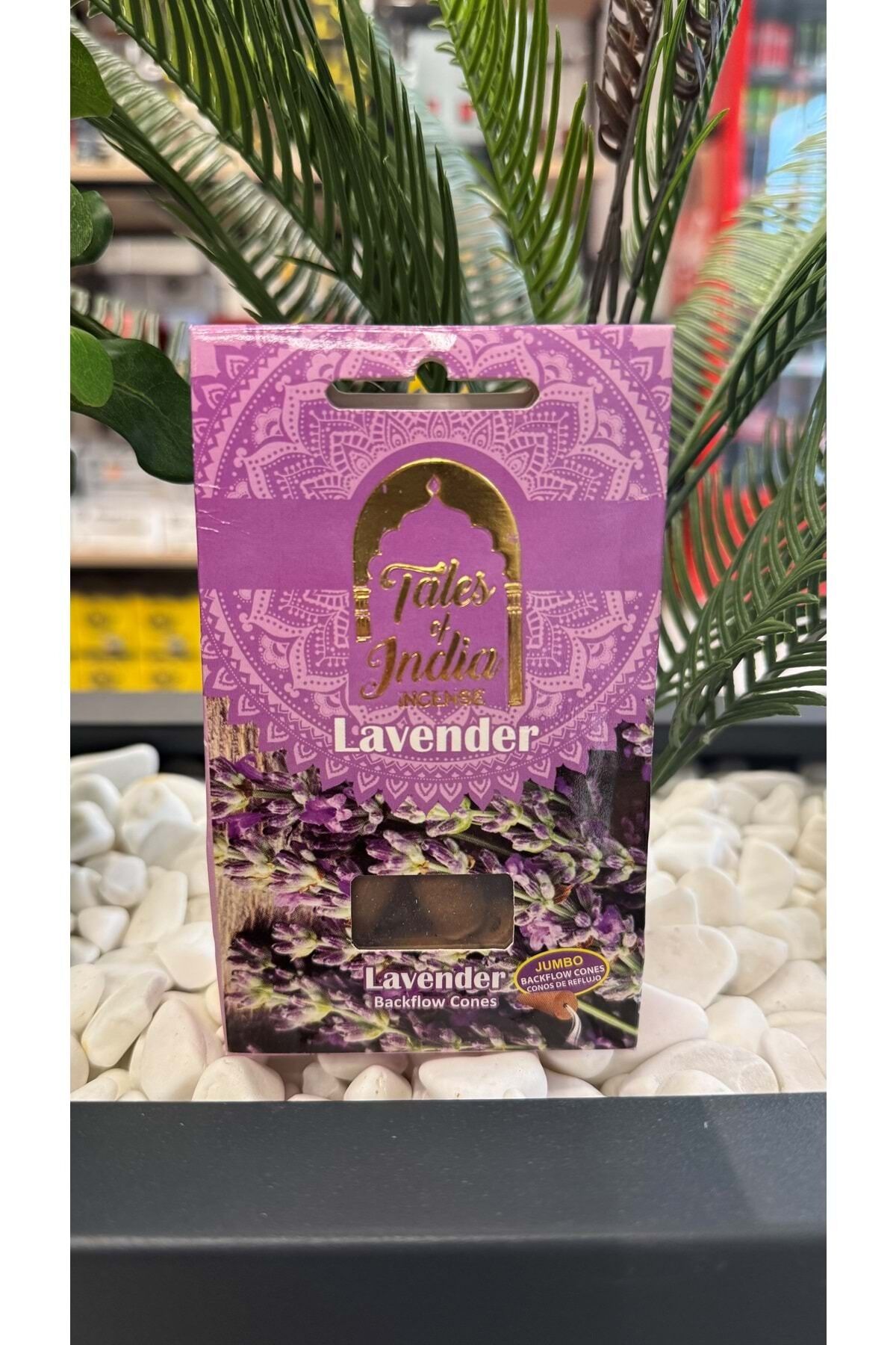 Lavanta Lavander Geri Akış Konik Tütsü / 14 Adet