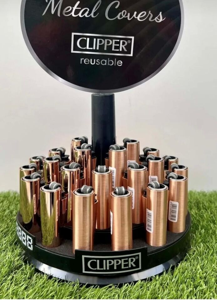 Clipper Rose Gold Taşlı Çakmak