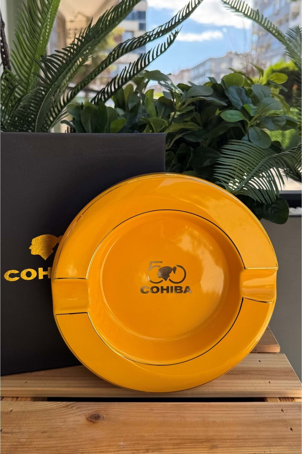 Cohiba Puro Küllüğü Sarı Yuvarlak 20*20