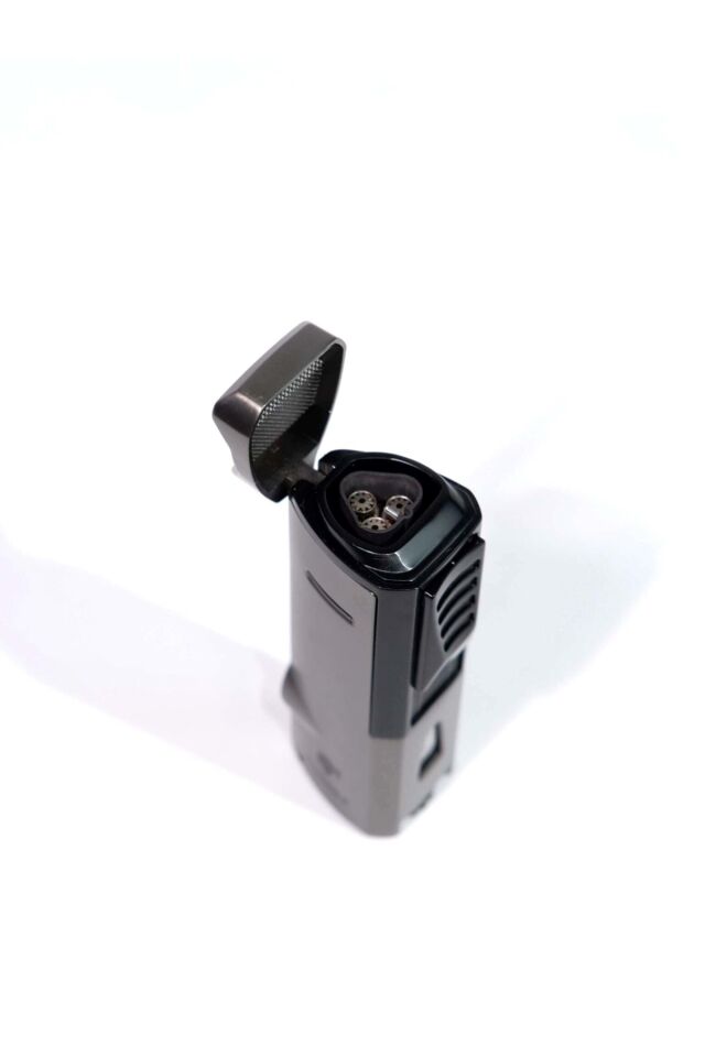 Cohiba Puro Çakmağı 3 Torch / Delicili / Gri