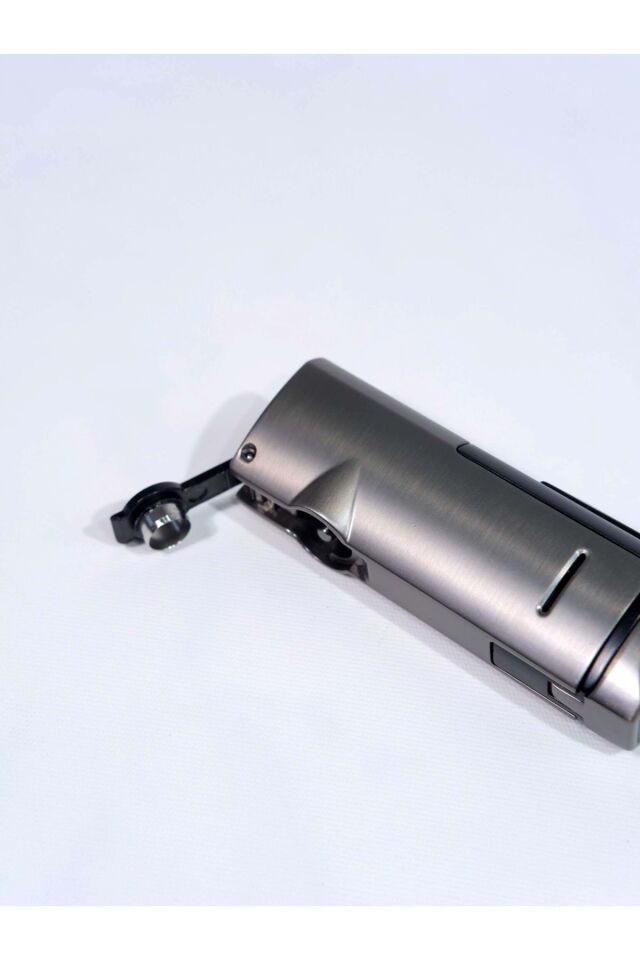 Cohiba Puro Çakmağı 3 Torch / Delicili / Gri