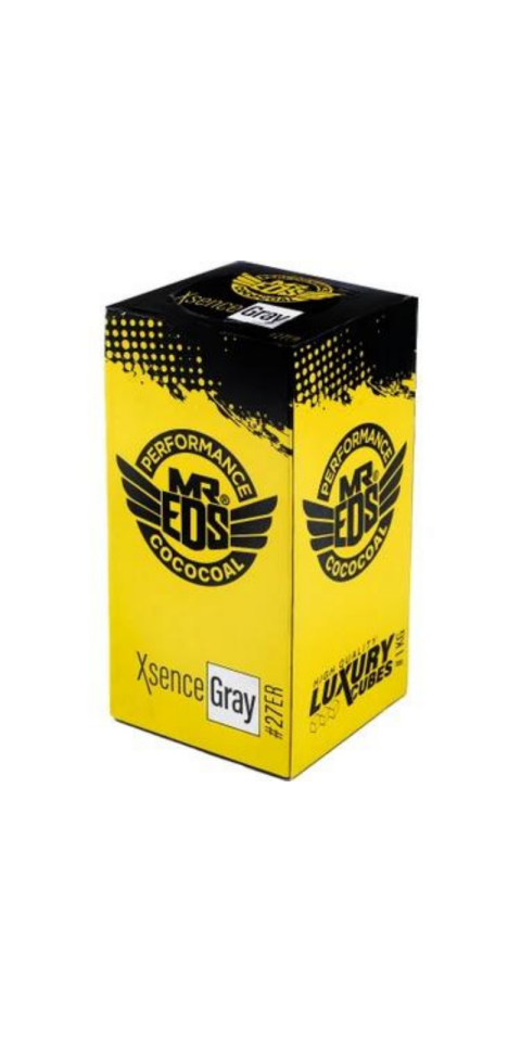 Mr Eds Xsense Gray - 27mm 1 Kg Nargile Kömürü