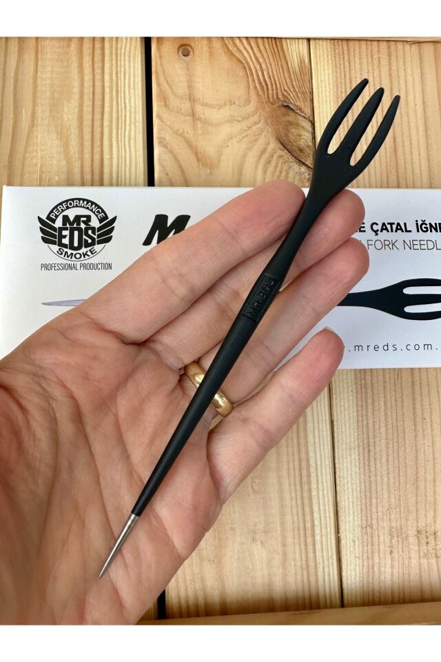 Mr Eds MOZART Nargile Çatal & İğne - Siyah