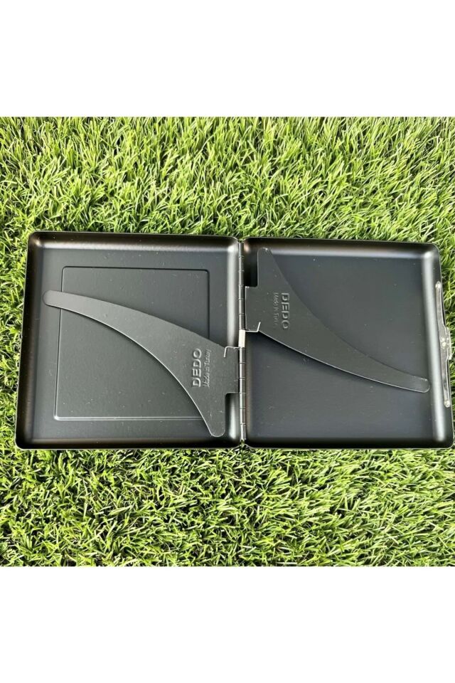 Dedo Siyah Metal Deniz Yıldızı Baskılı Tütün Kutusu