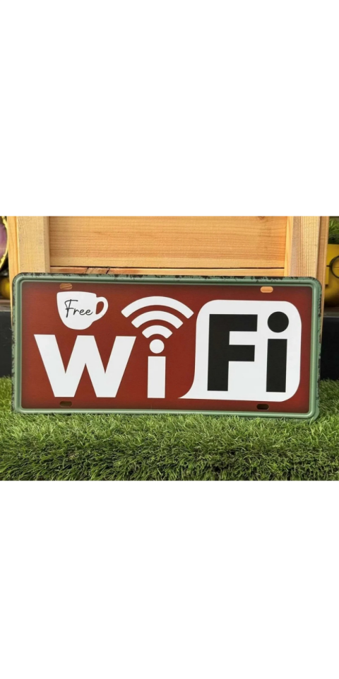 Wi Fi /Metal Plaka