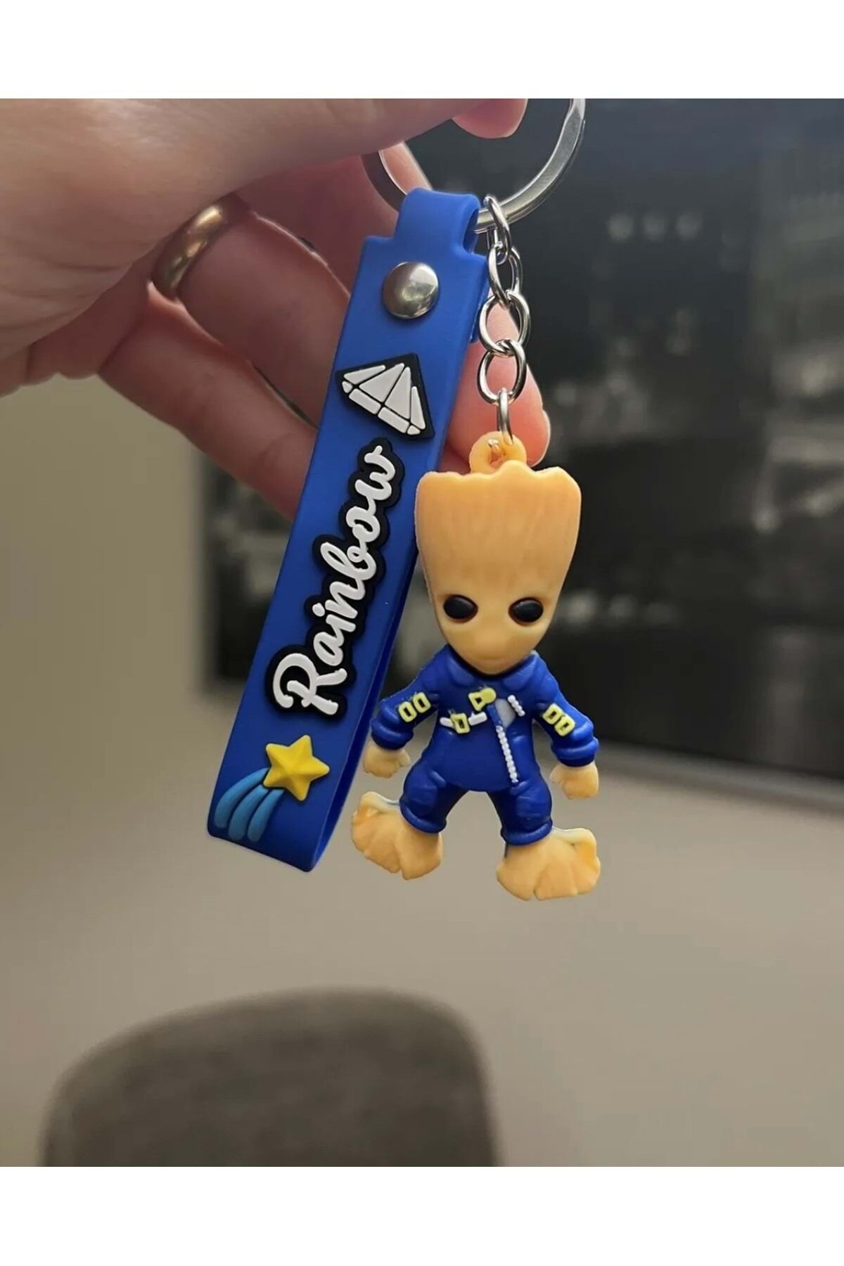 Groot Marvel Anahtarlık Mavi ı am groot