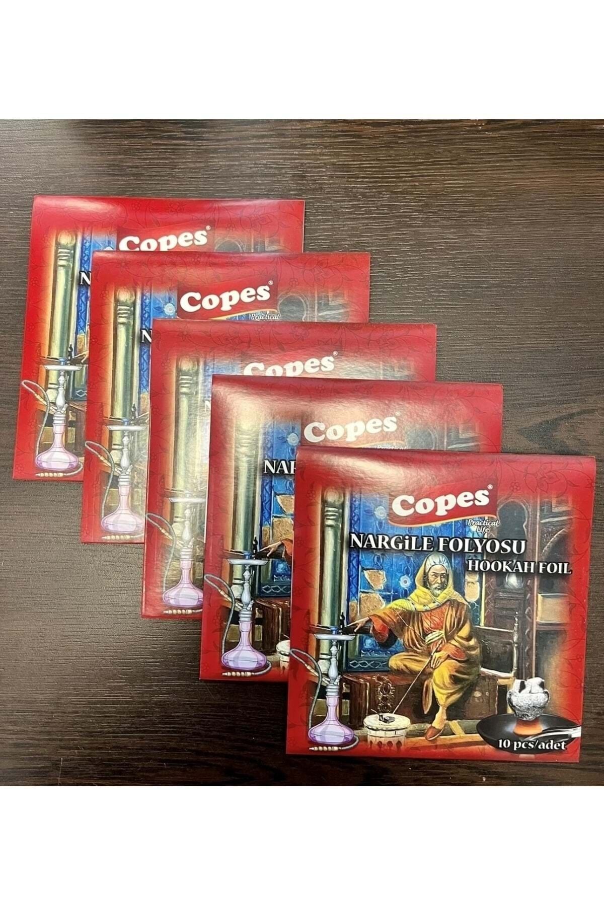 Copes Hazır Kesilmiş Nargile Folyosu 5 Li