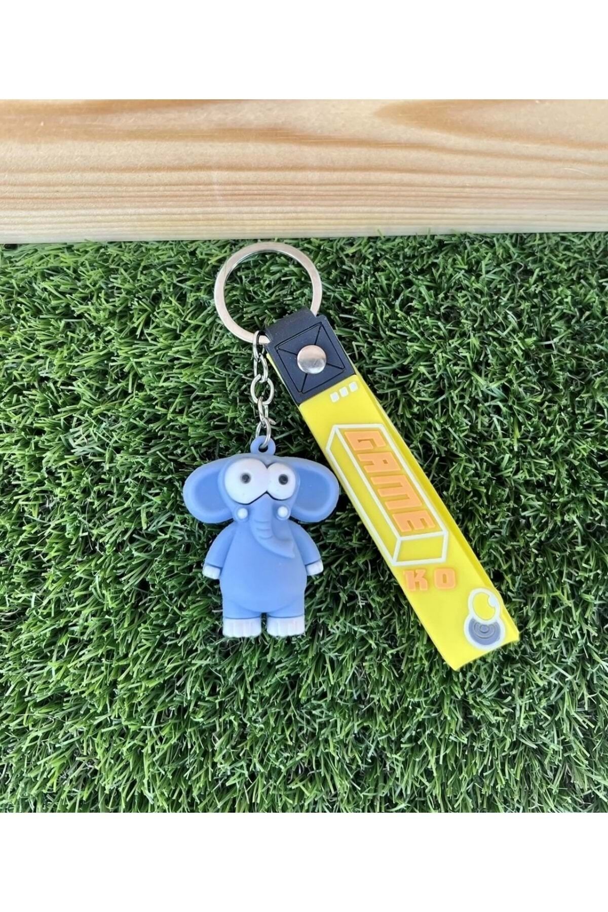 Fil Silikon Anahtarlık