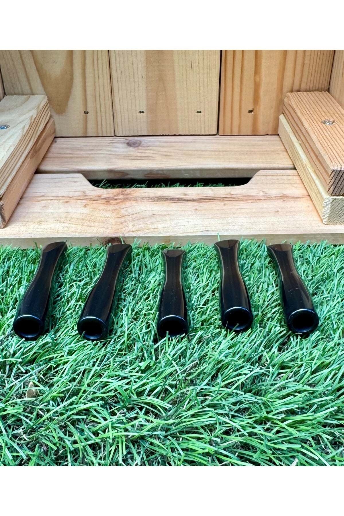 Plastik Sigara Ağızlığı Slim Slender Siyah/5 Li