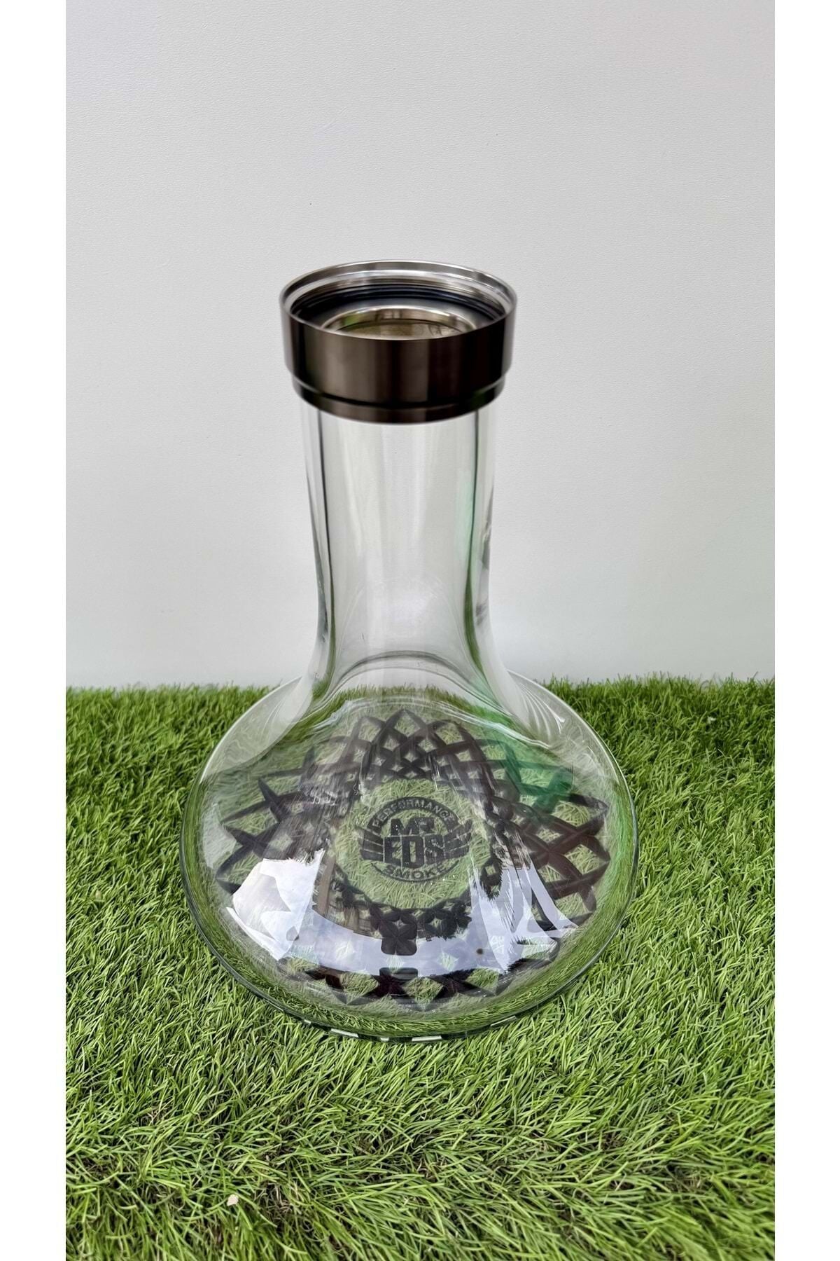 Mr Eds E24 Big Boss Pro X 4 Titanyum Black Bilezikli Cam Şişe