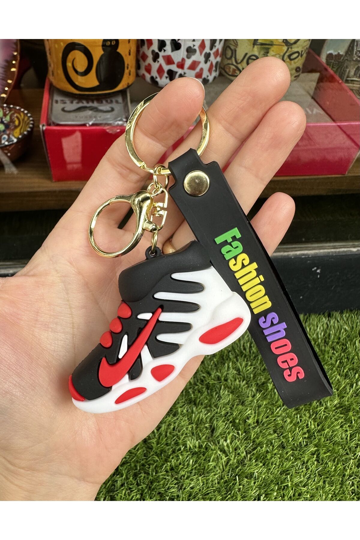 Basketbol Ayakkabısı  Anahtarlık Siyah