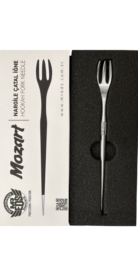 Mr Eds Mozart Nargile Çatal Iğne - Silver