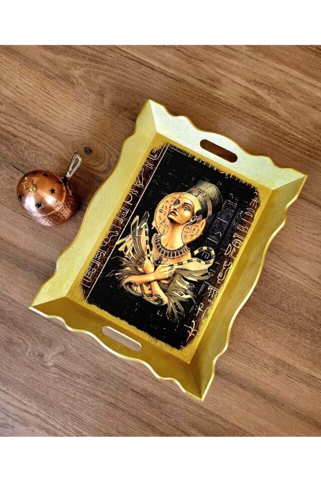 Ahşap Tepsi – Antik Mısır Koleksiyonu Nefertiti