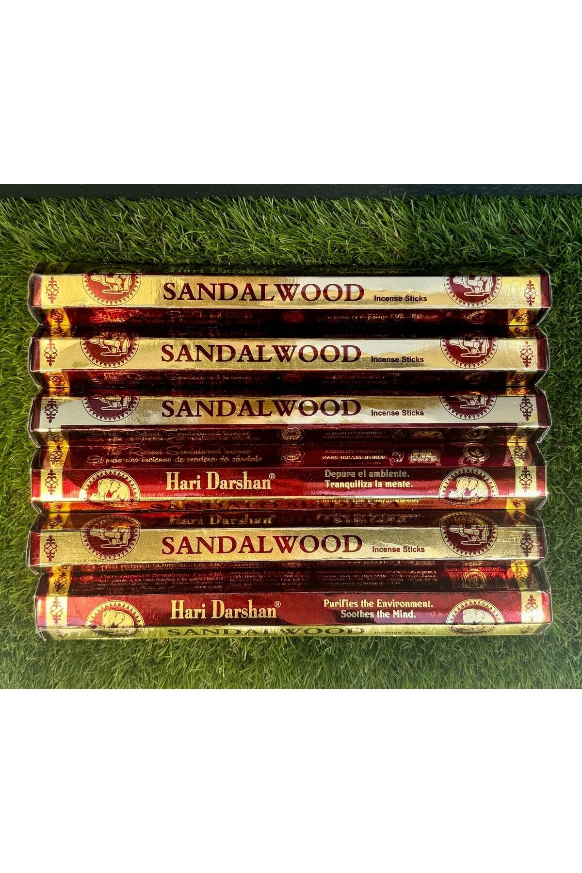 Hari Darshan Sandal Ağacı Tütsü / 6 Kutu-120 Adet Çubuk Tütsü