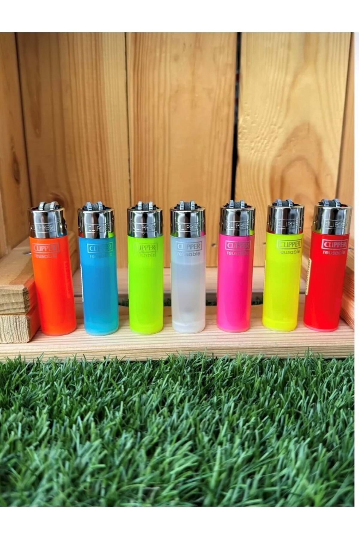 Clipper Taşlı Çakmak 7 Adet