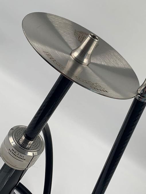 Mr.Eds E24 Big Boss Pro Carbon Siyah Çelik Nargile Takımı