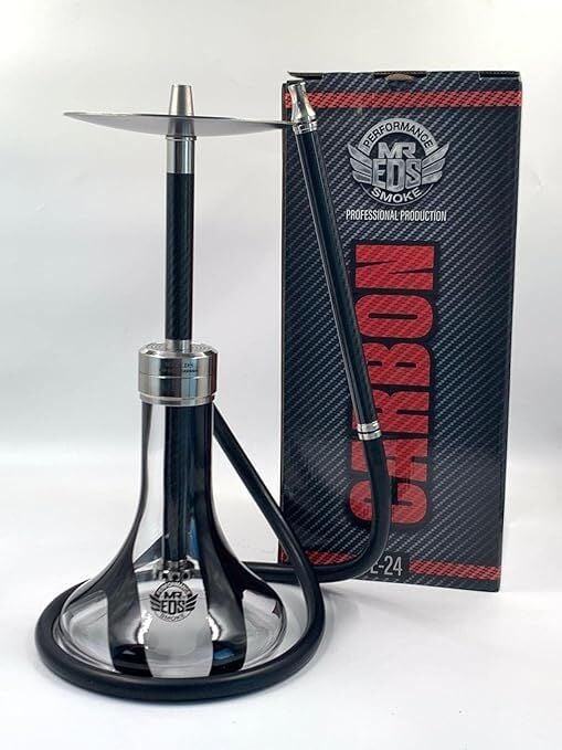 Mr.Eds E24 Big Boss Pro Carbon Siyah Çelik Nargile Takımı