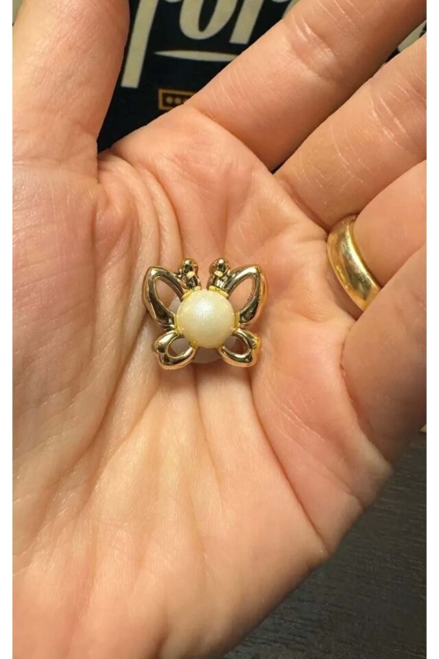 Terlik Süsü/İnci Detaylı Kelebek