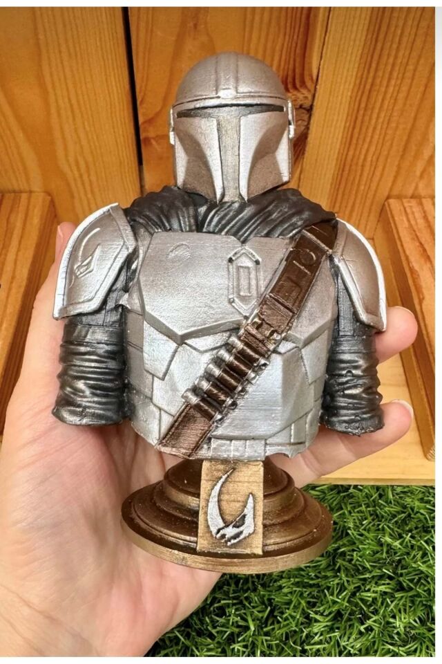 The Mandalorian Büst Dekoratif Hediyelik Biblo