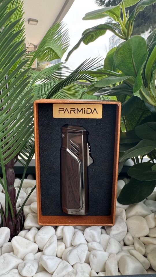 Parmida 3 Torch Pürmüz Kahverengi Puro Çakmağı