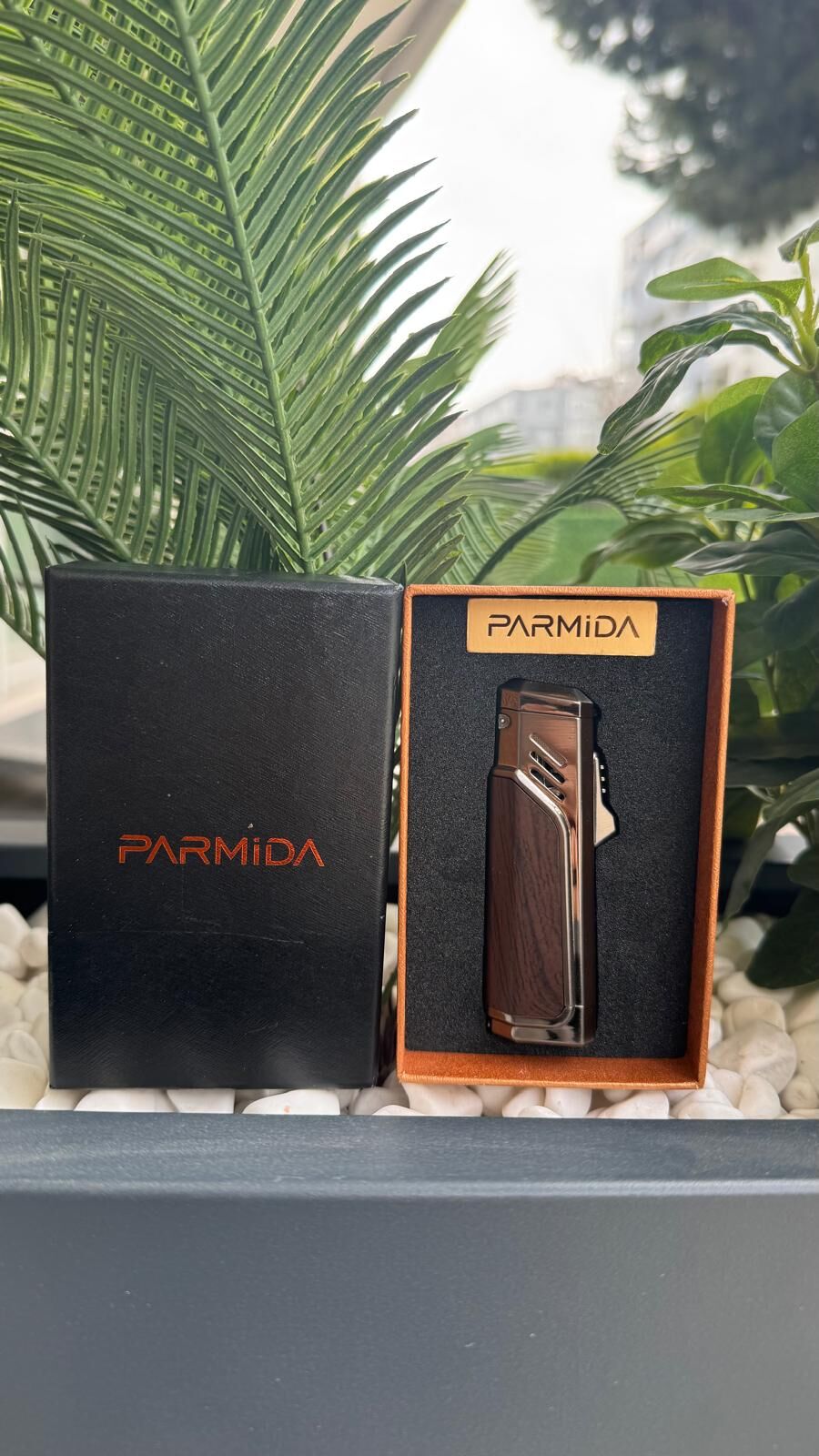 Parmida 3 Torch Pürmüz Kahverengi Puro Çakmağı