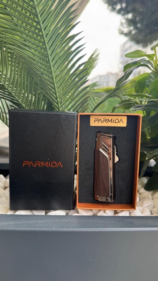 Parmida 3 Torch Pürmüz Kahverengi Puro Çakmağı