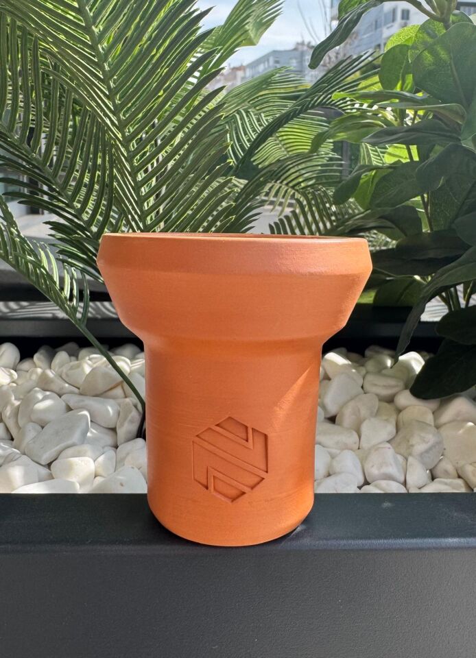 Nfx Türkish Toprak 6 Delikli Lüle / Capuccino Logolu