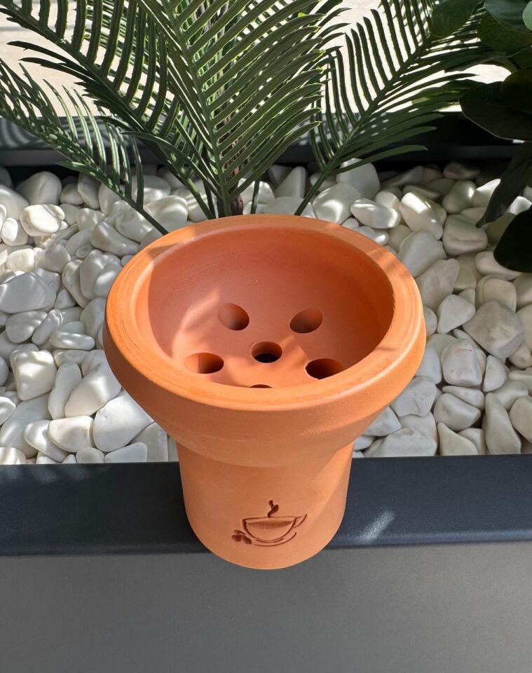 Nfx Türkish Toprak 6 Delikli Lüle / Capuccino Logolu