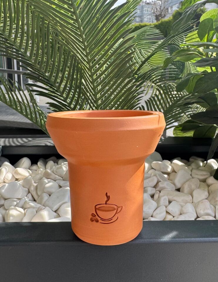 Nfx Türkish Toprak 6 Delikli Lüle / Capuccino Logolu