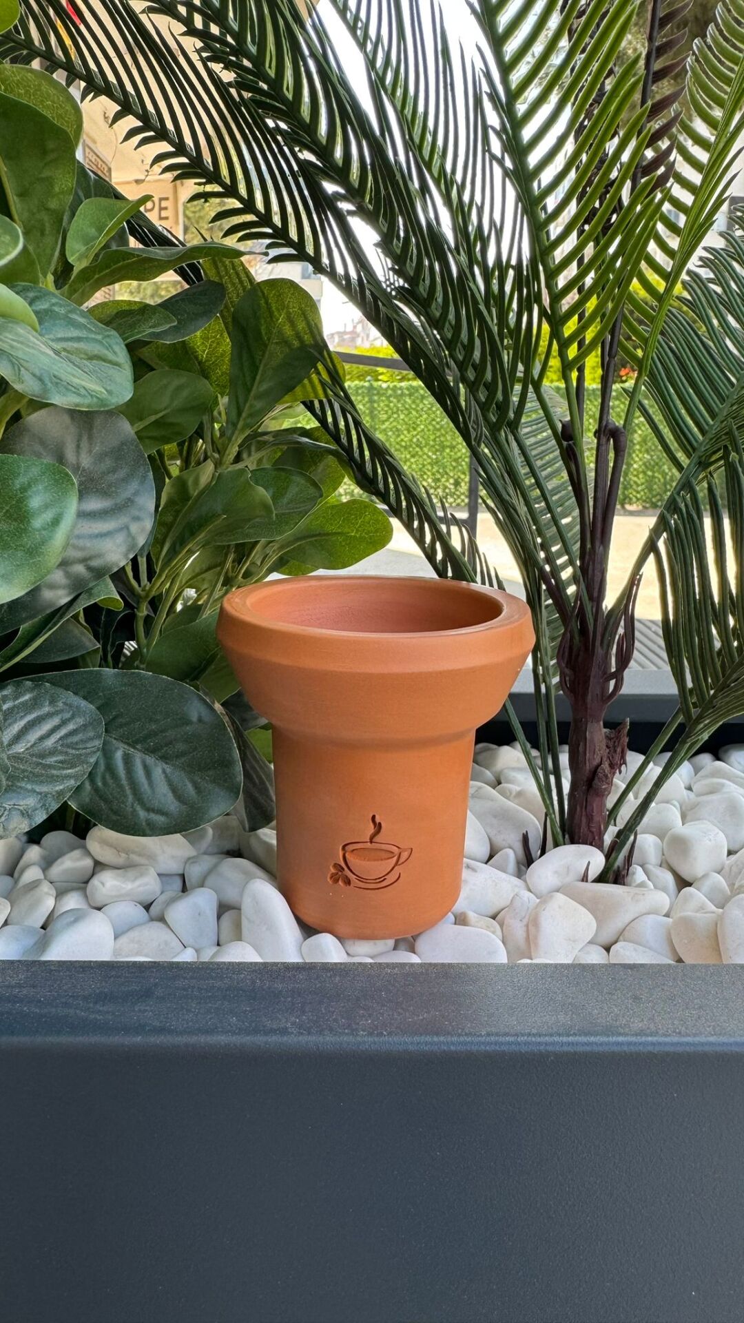 Nfx Türkish Toprak 6 Delikli Lüle / Capuccino Logolu