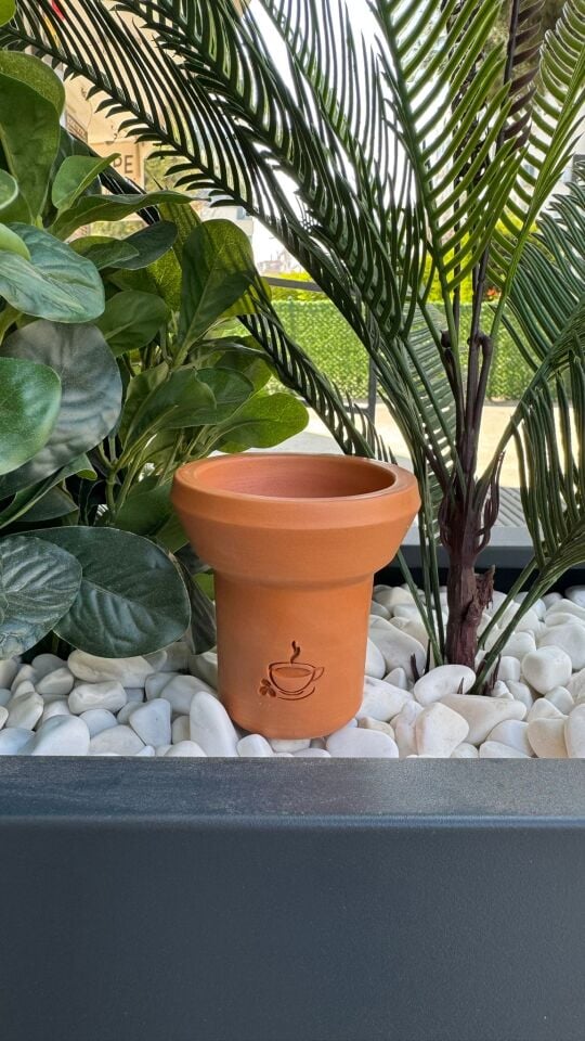 Nfx Türkish Toprak 6 Delikli Lüle / Capuccino Logolu