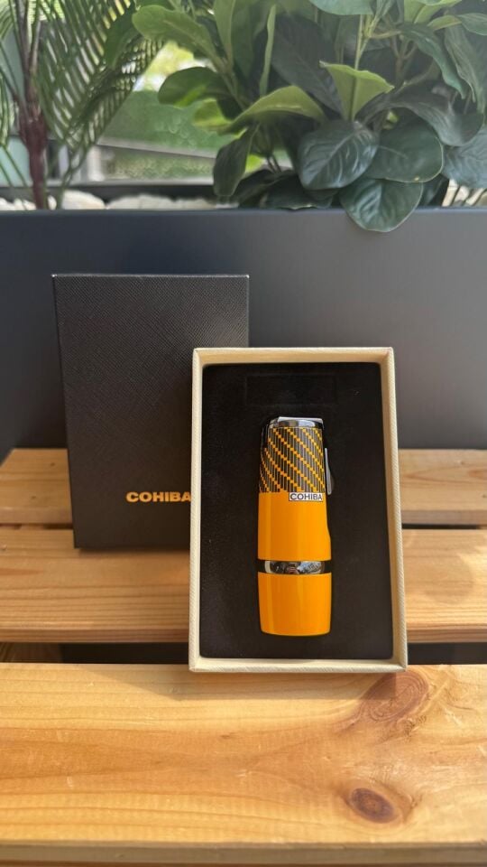 Cohiba Sarı 3 Torch Delicili Puro Çakmak