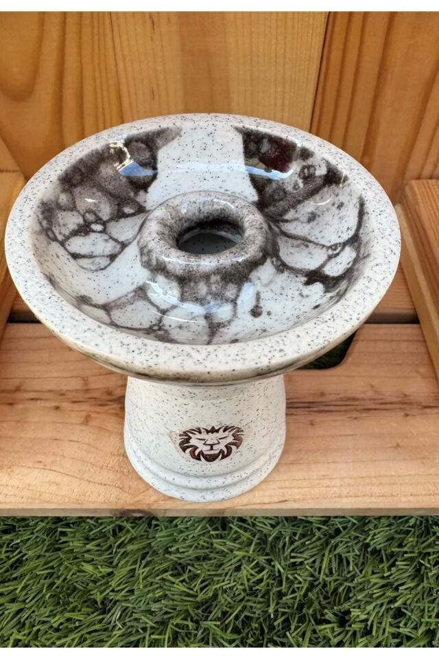 Liger Phunnel Tek Delikli Nargile Lülesi / Alacalı Beyaz