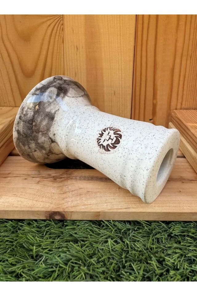 Liger Phunnel Tek Delikli Nargile Lülesi / Alacalı Beyaz