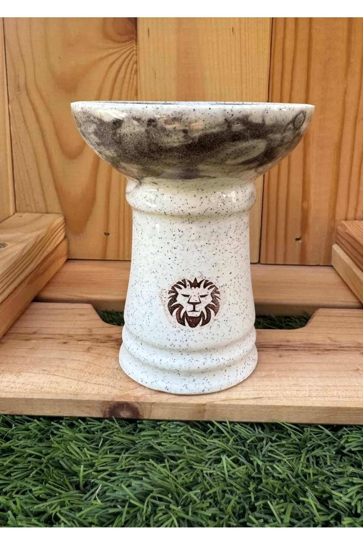 Liger Phunnel Tek Delikli Nargile Lülesi / Alacalı Beyaz