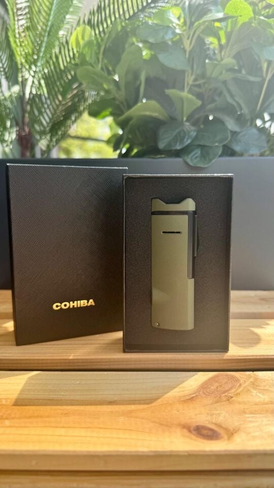 Cohiba Yeşil Üç Torch Puro Çakmak