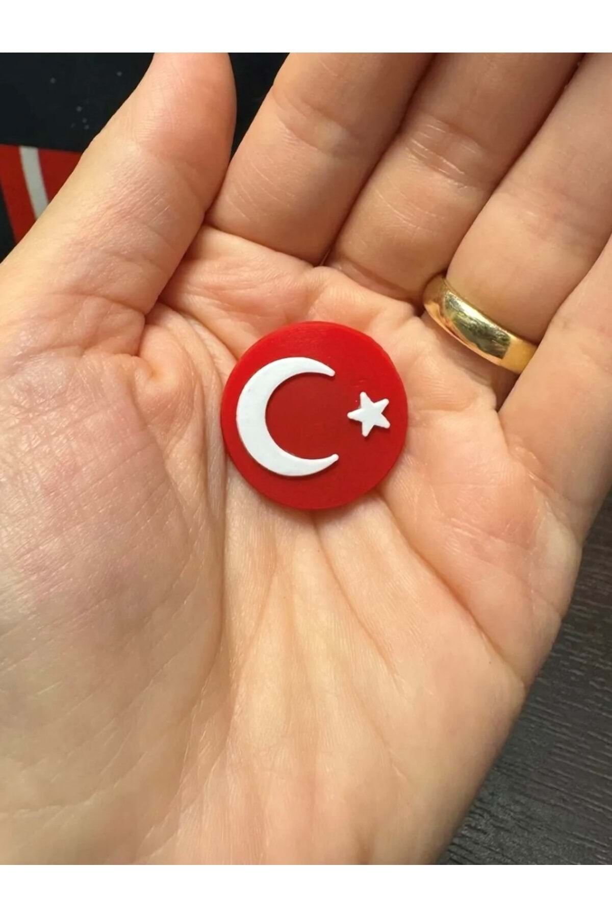 Çanta Süsü/Türk Bayrağı Ay Yıldız