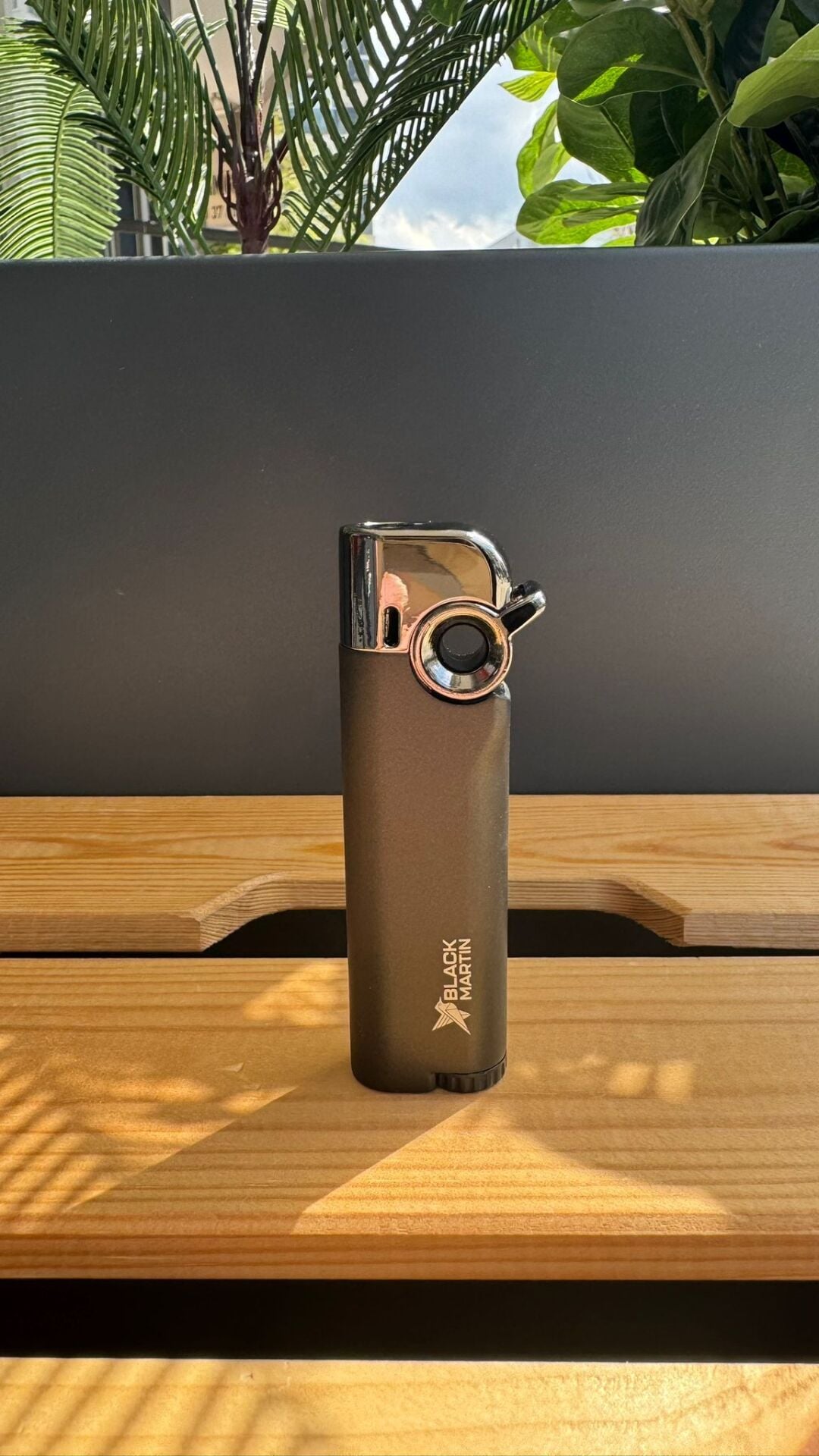 Black Martin Tek Torch Puro Çakmağı /Siyah