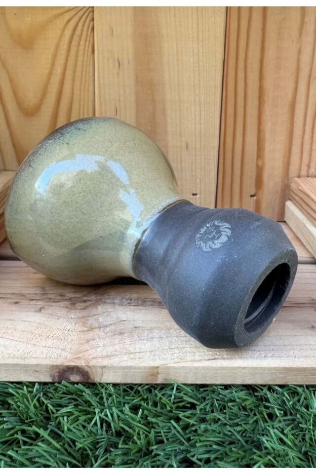 Liger 5 Delikli Sırlı Nargile Lülesi / Haki