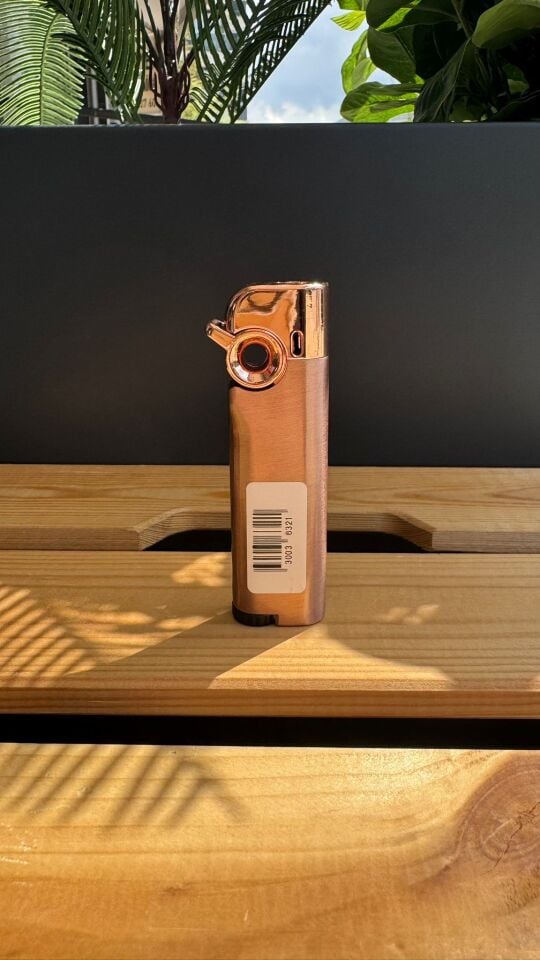 Black Martin Tek Torch Puro Çakmağı / Roze Gold