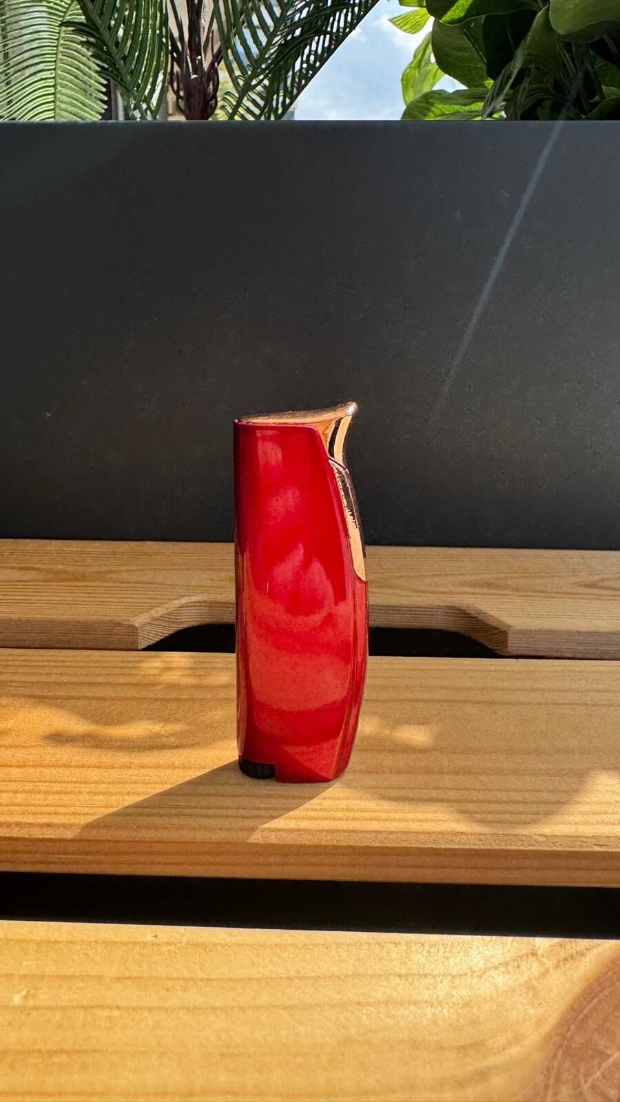 Black Martin Tek Torch Kırmızı Alev Çakmak / Kırmızı