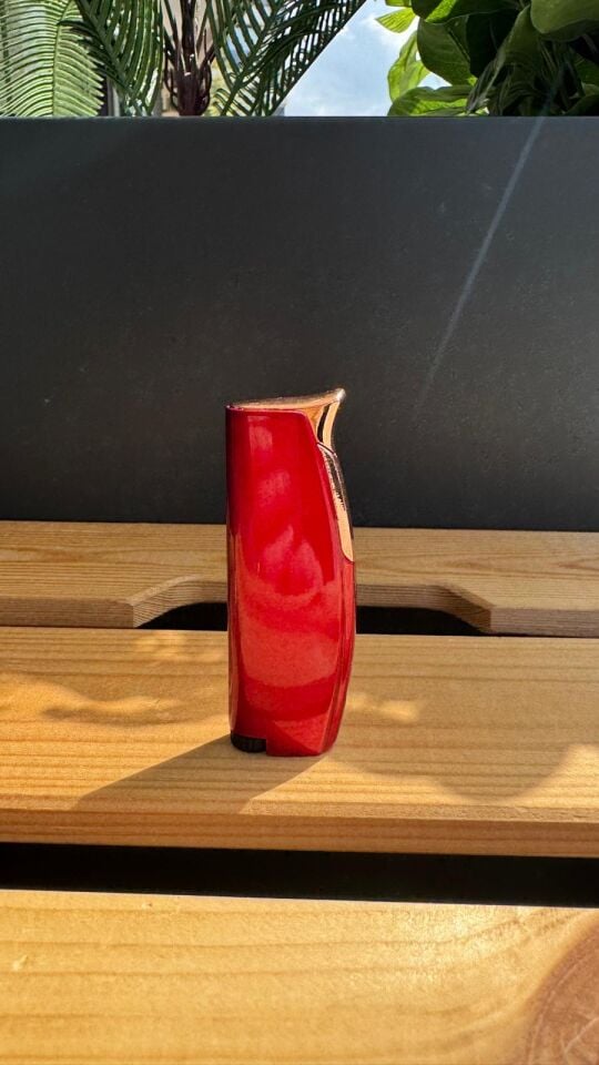 Black Martin Tek Torch Kırmızı Alev Çakmak / Kırmızı