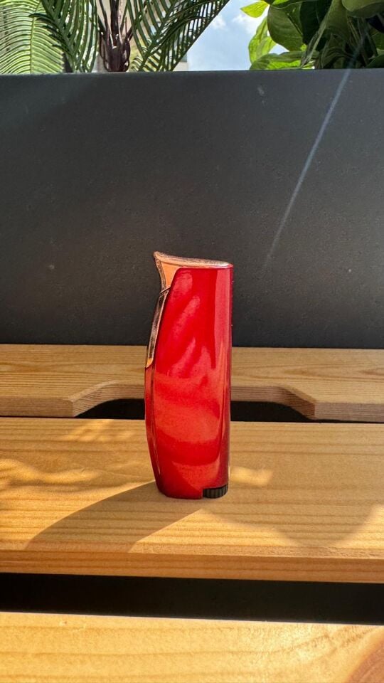 Black Martin Tek Torch Kırmızı Alev Çakmak / Kırmızı