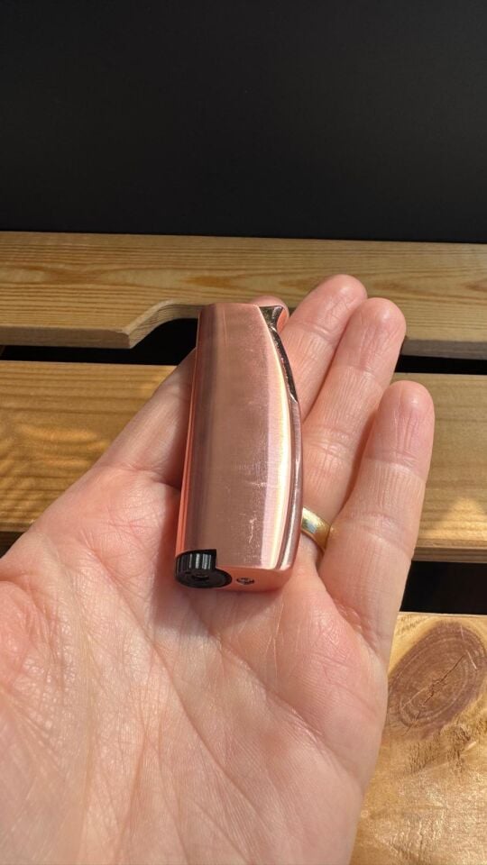 Black Martin Tek Torch Kırmızı Alev Çakmak / Bronz