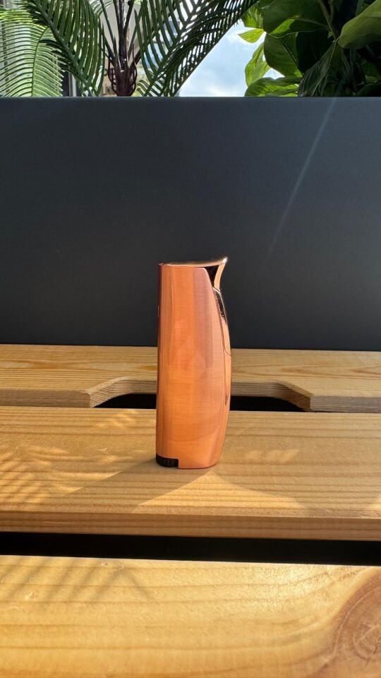 Black Martin Tek Torch Kırmızı Alev Çakmak / Bronz