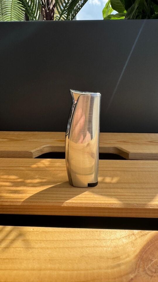 Black Martin Tek Torch Kırmızı Alev Çakmak / Gümüş