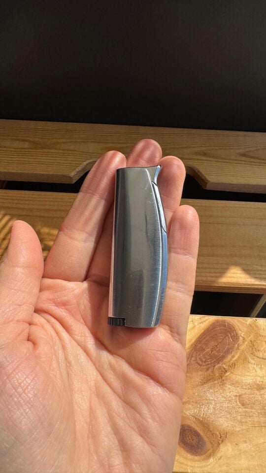 Black Martin Tek Torch Kırmızı Alev Çakmak / Gümüş