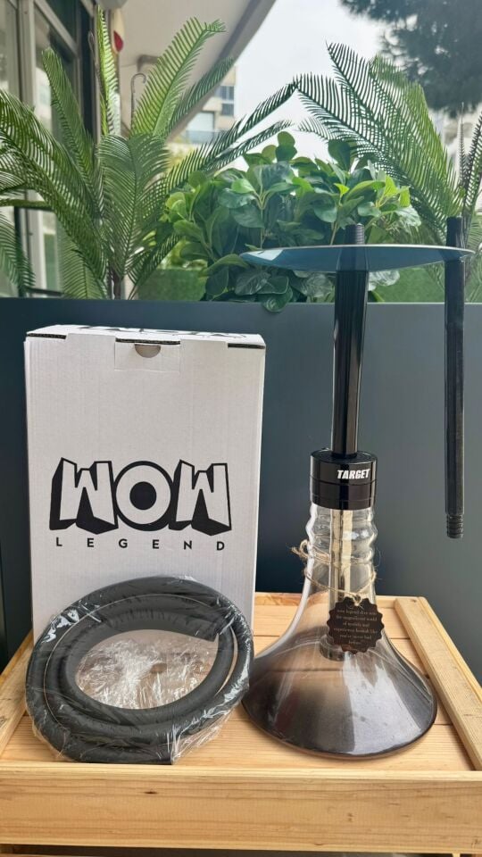 Wow Legend V52 TARGET SPECİAL Model Black Nargile Takımı