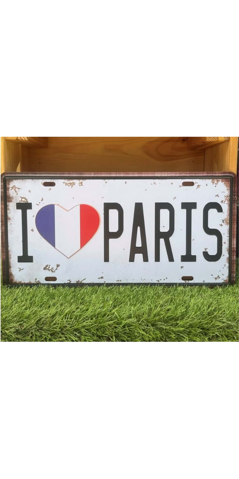 I Love Paris /Metal Plaka