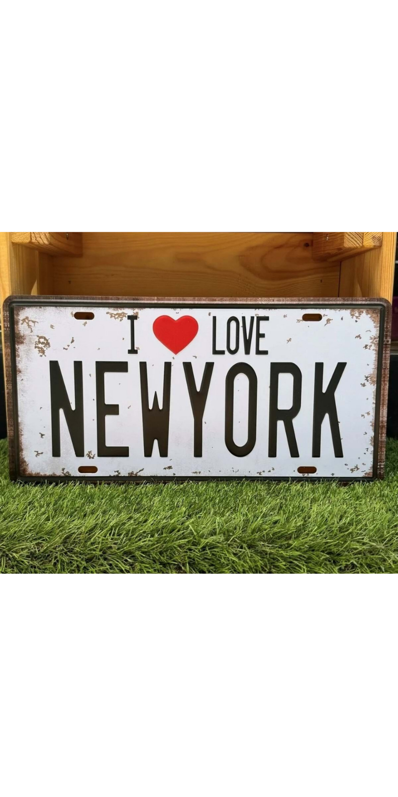 I Love New York/Metal Plaka